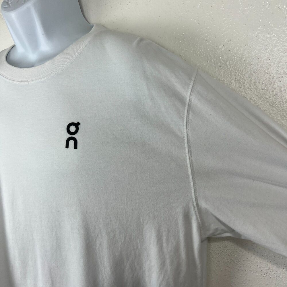 On Cloud Long Sleeve Shirt Men Extra Large White Run On Clouds Club Long Tee - Picture 10 of 15
